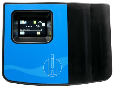 Limit value measuring device for determining water hardness, item number 100900, front view